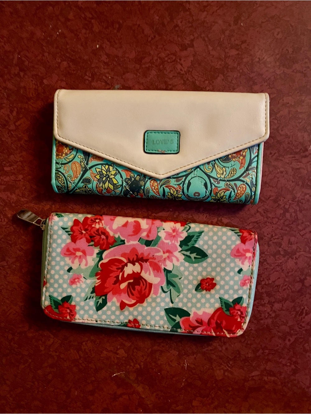 Floral Wallet Bundle Set - 2 Pack
